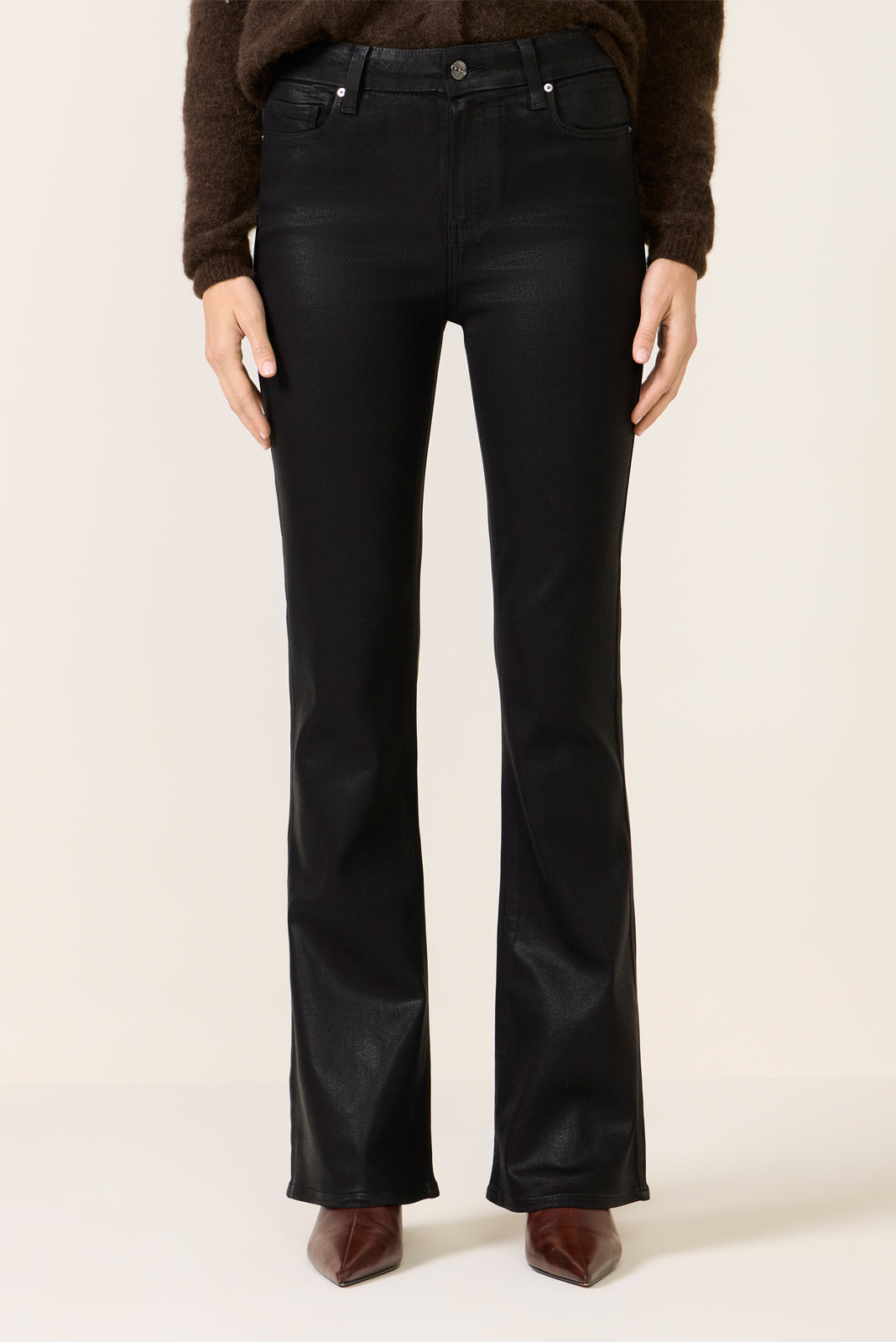 Women's Coated Laurel Canyon Bootleg Pants