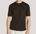 Wellington Crew Neck Tee In Espresso Brown