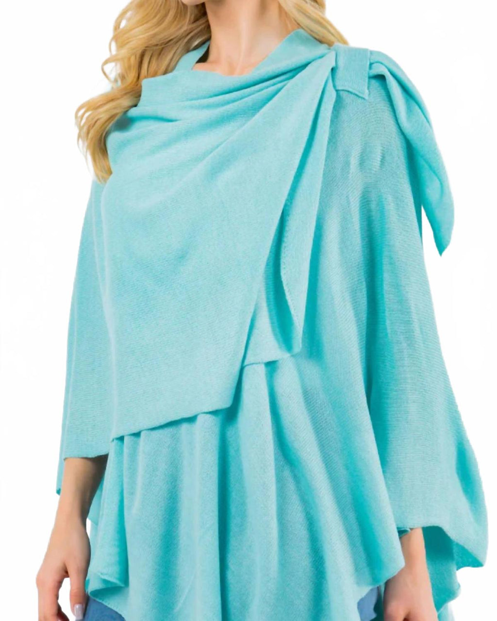 Four Seasons Wrap In Light Blue