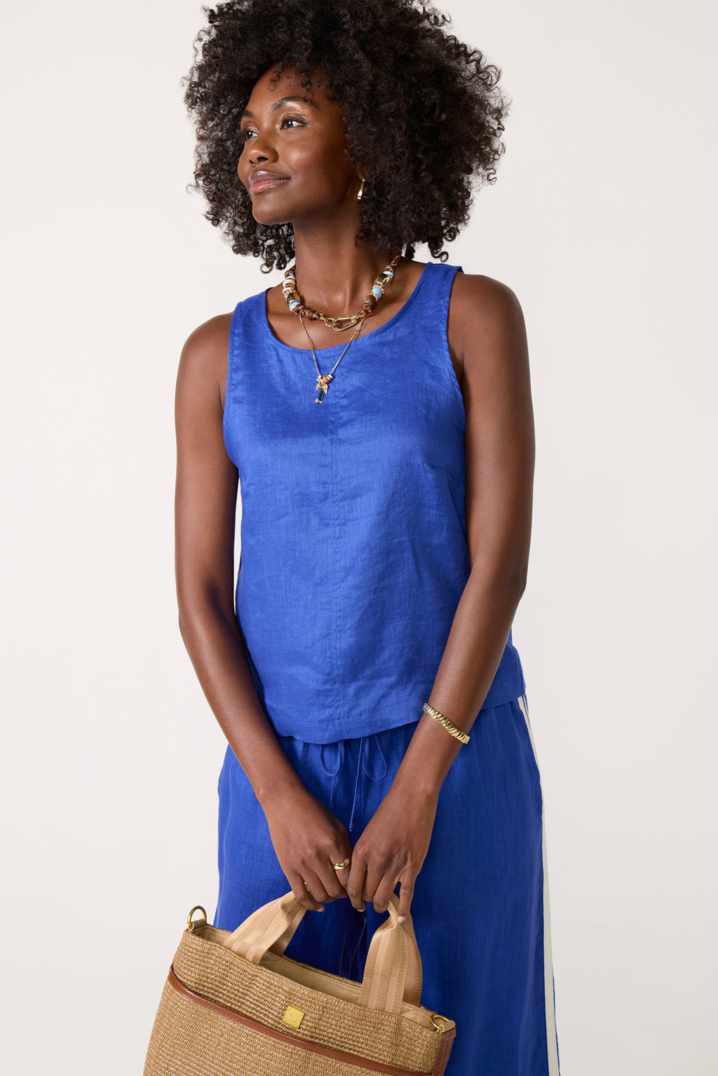Women's Tessa Linen Shell Top