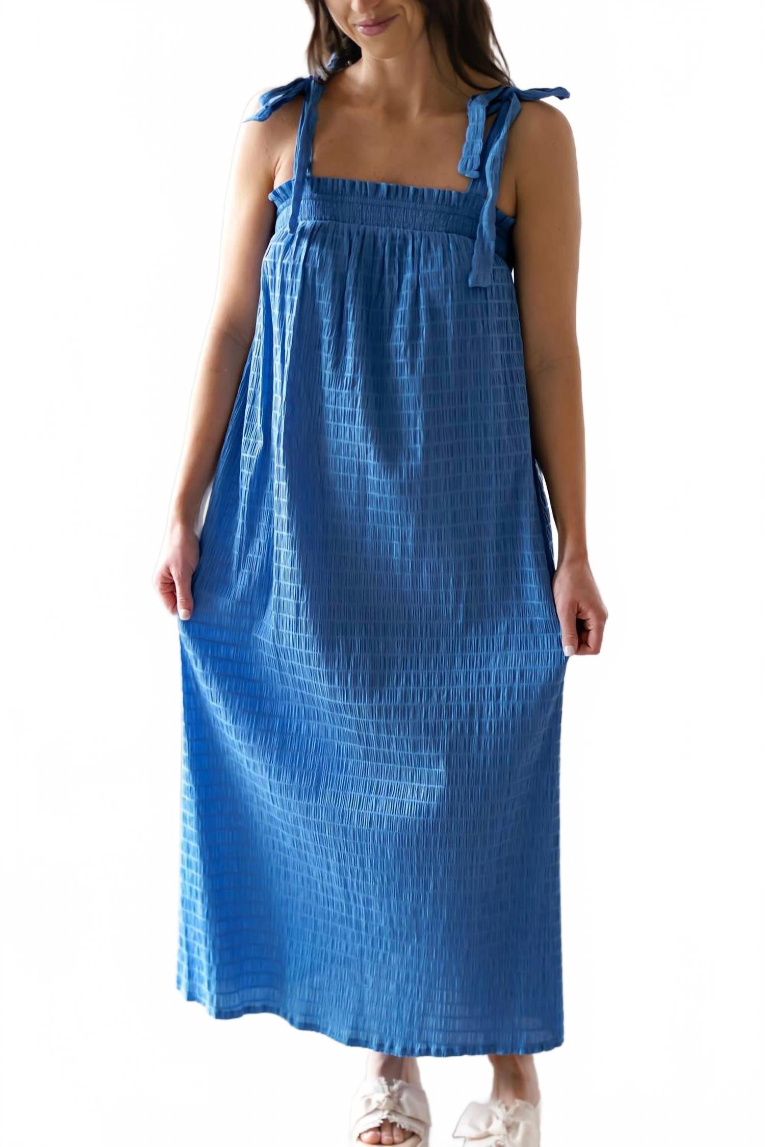 Angela Dress In Blue