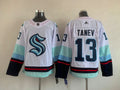 Men's Seattle Kraken Brandon Tanev #13 White Home Breakaway Player jersey