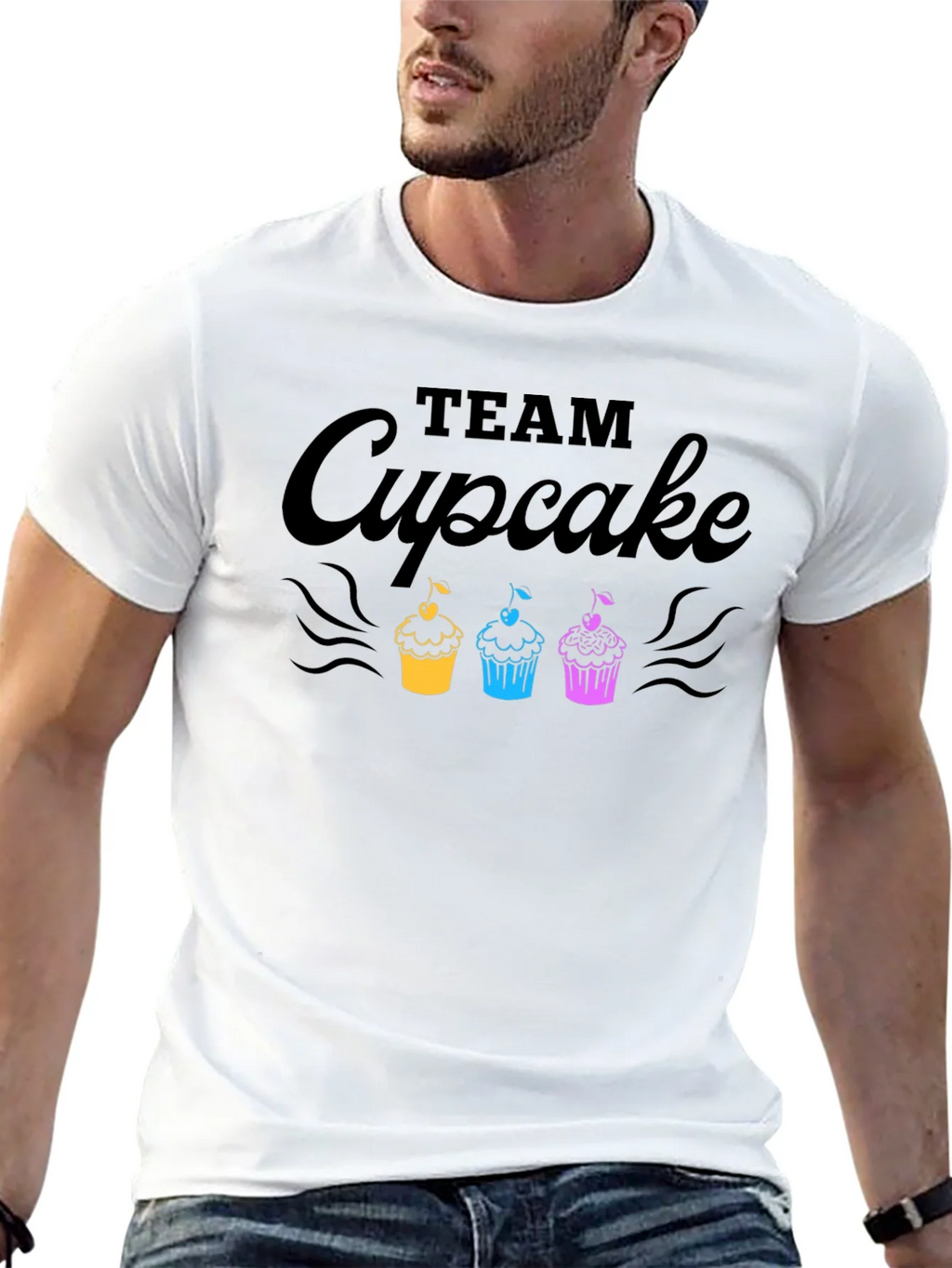 Team Cupcake Graphic Tee - Sweet Treat Shirt