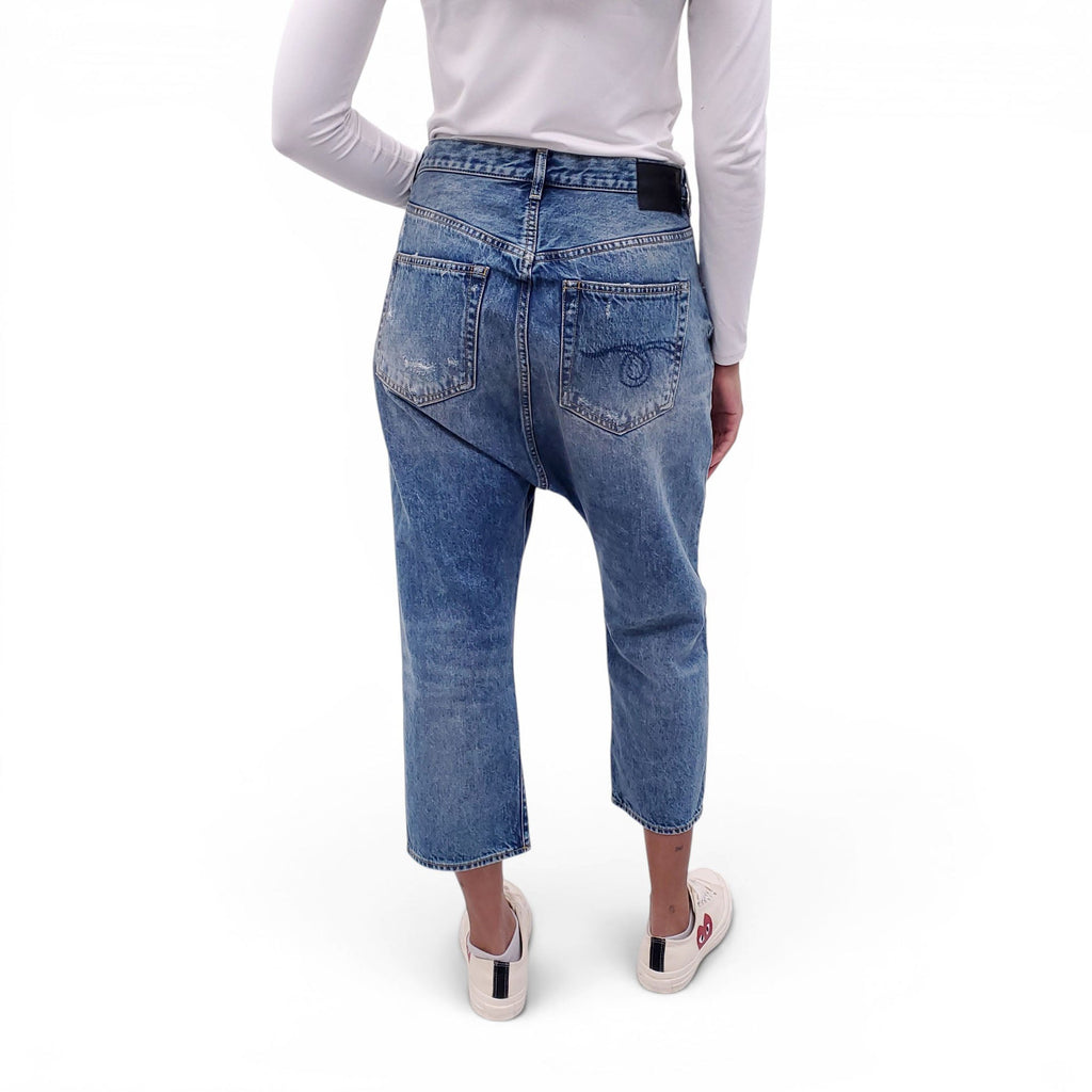 R13 'TAILORED DROP' JEANS - SIZE 29