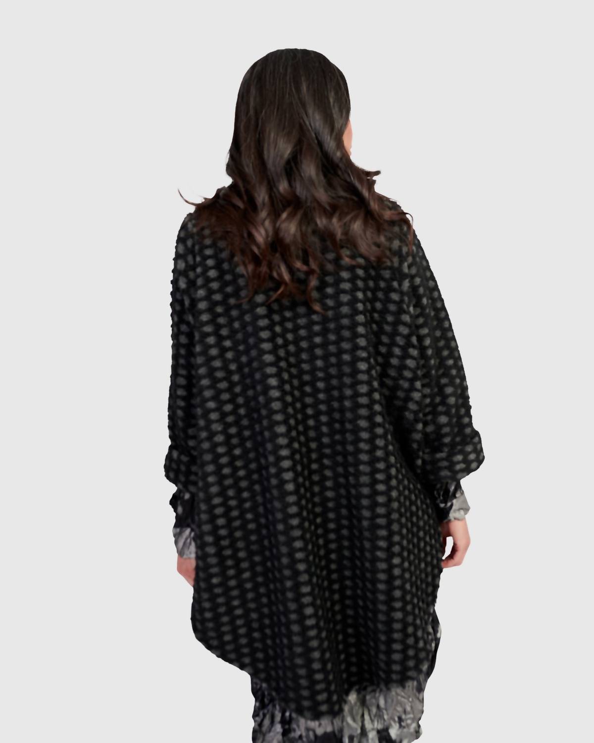 Thorne Cozy Cowl Jacket In Net