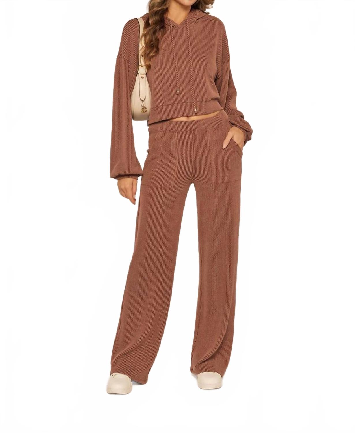 Eloise Hoodie In Chocolate