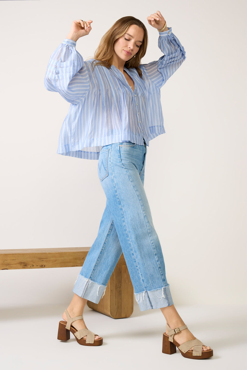 Women's The Half-Pipe Ankle Cuff Fray Boyfriend Jean