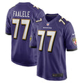 Baltimore Ravens Daniel Faalele Purple Player Game Jersey