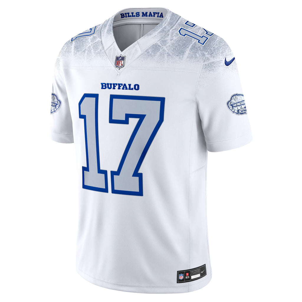 Buffalo Bills Josh Allen White 2025 Rivalries Collection Limited Jersey