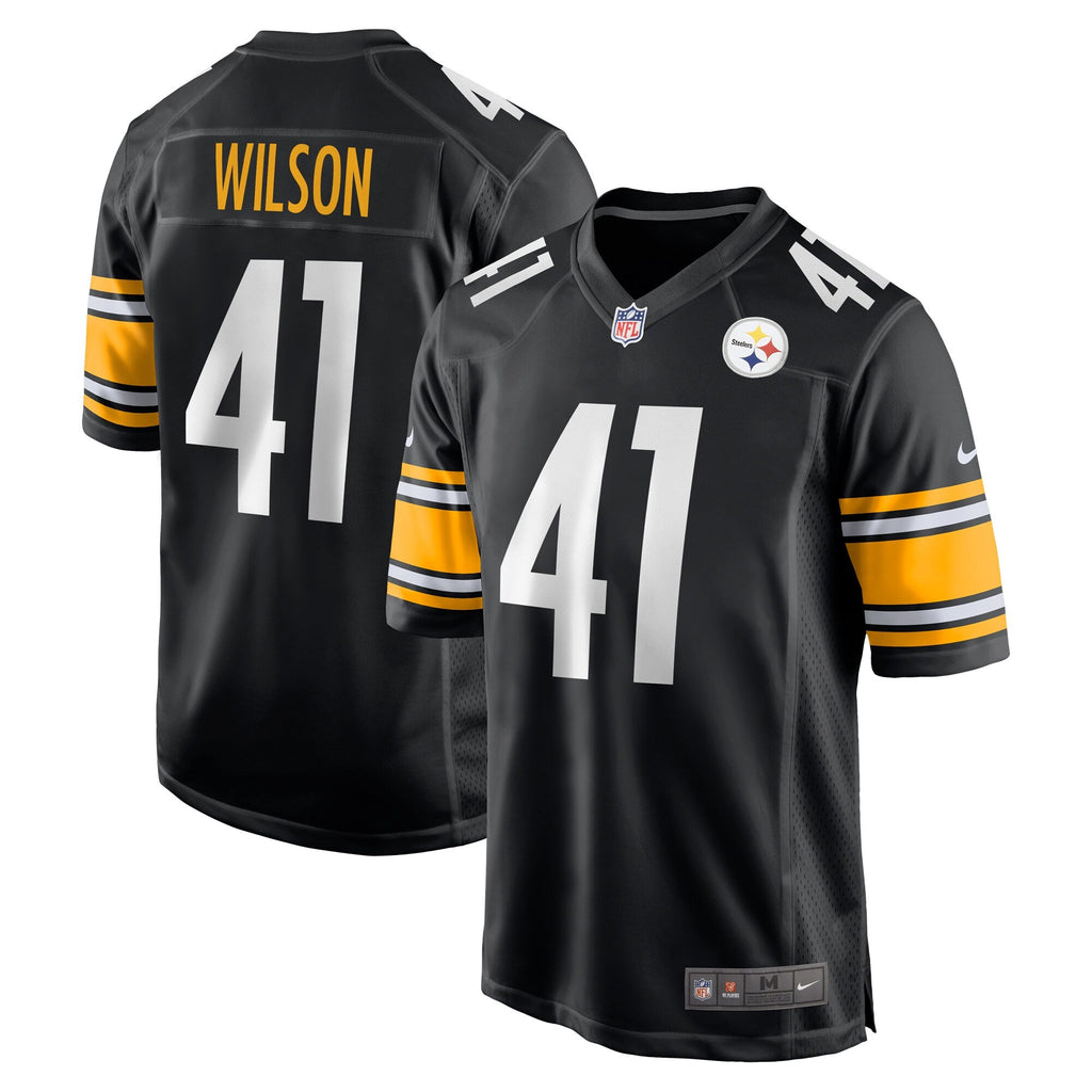 Pittsburgh Steelers Payton Wilson Black Game Jersey