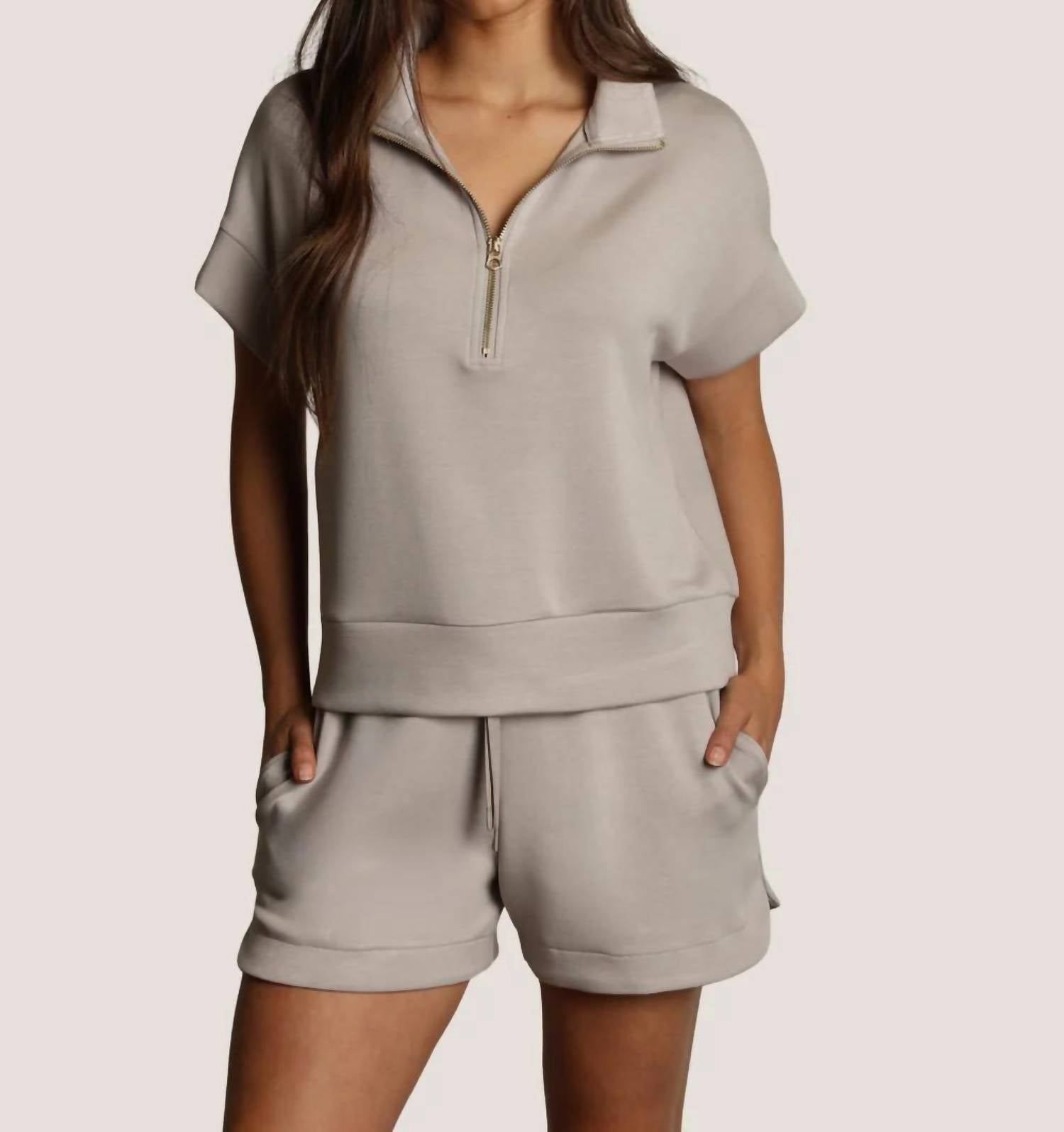 Saturday Shorts In Heather Grey