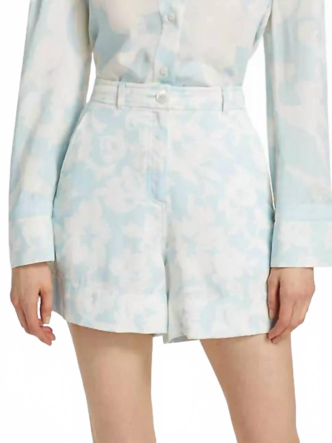 Anora Shorts In Blue Multi