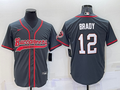 Men's Tampa Bay Buccaneers Tom Brady #12 Gray Game jersey Joint Edition