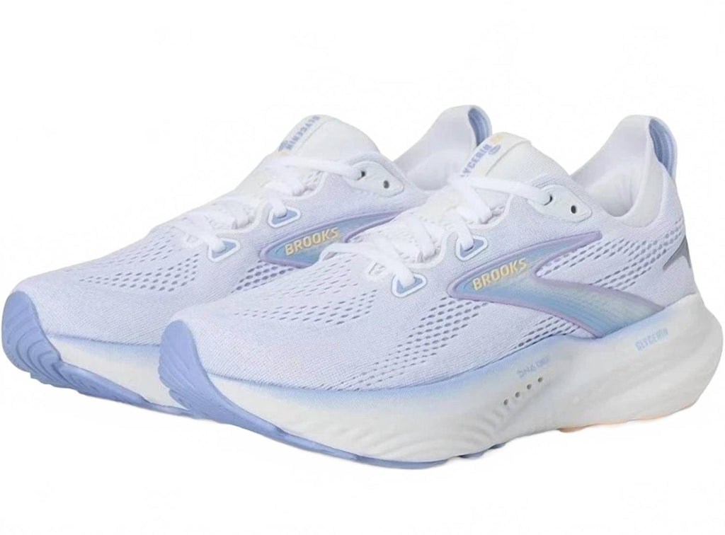 Women's Glycerin 22 Running Shoes In White/blueheron/apricot