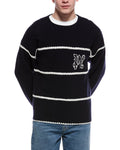 Palm Angels Wool-Blend Crewneck Sweater