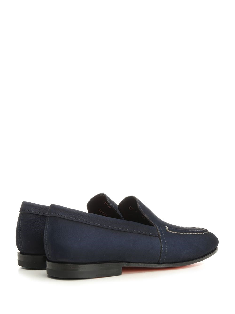 Santoni Men Malibu Suede Moccasin