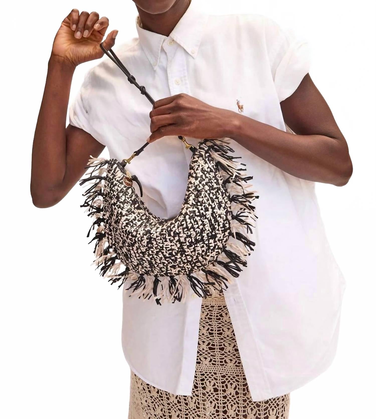 Women's Lune Bag In Black Cream