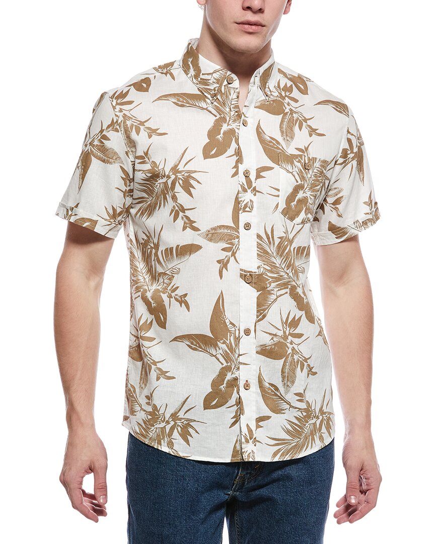 WEATHERPROOF VINTAGE Linen-Blend Shirt