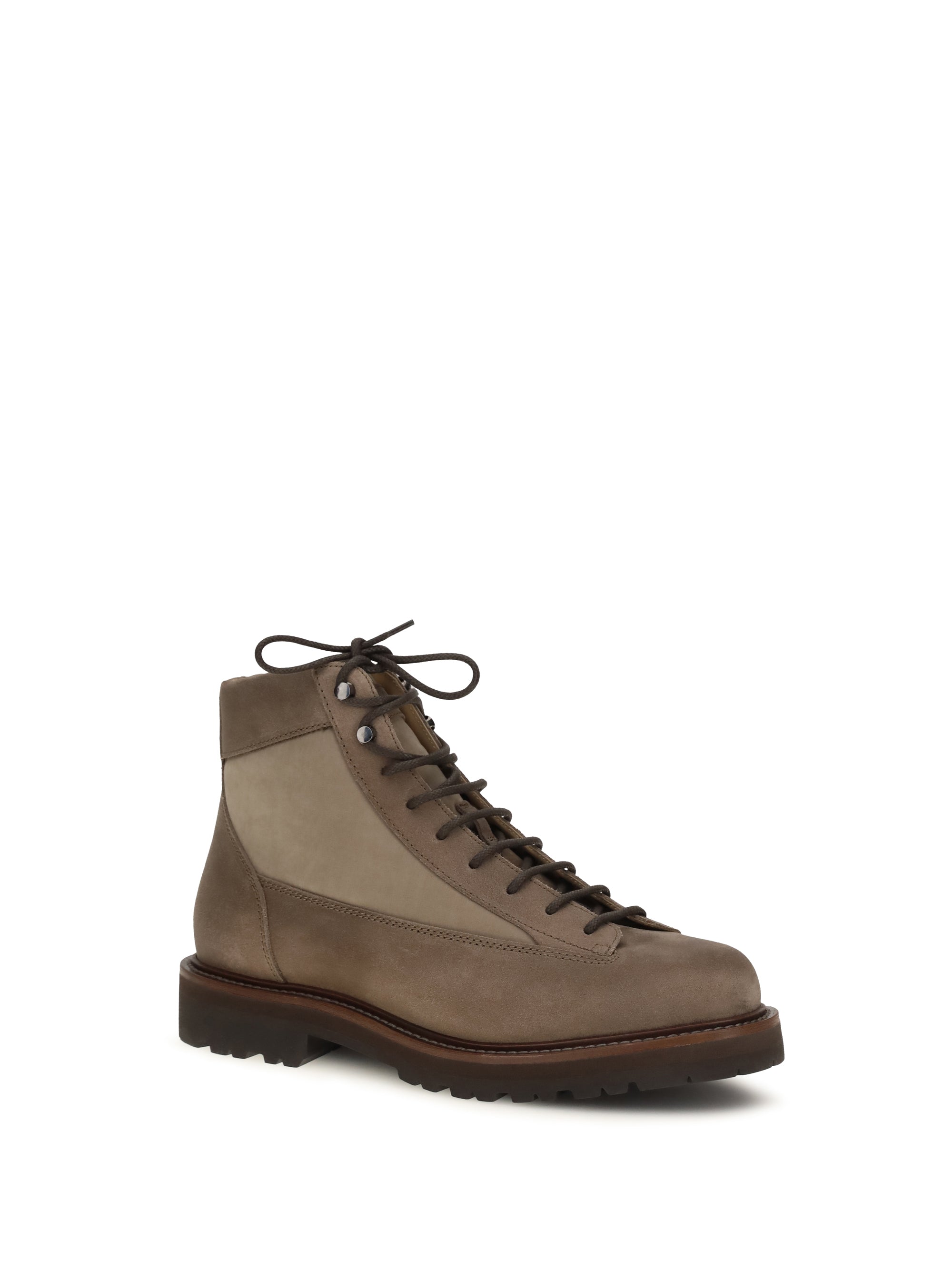 Brunello Cucinelli Men Lace-Up Ankle Boots