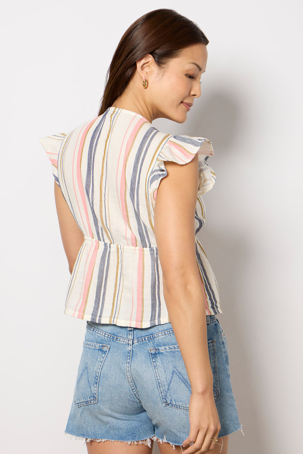 Women's Calla Gauze Flutter Top