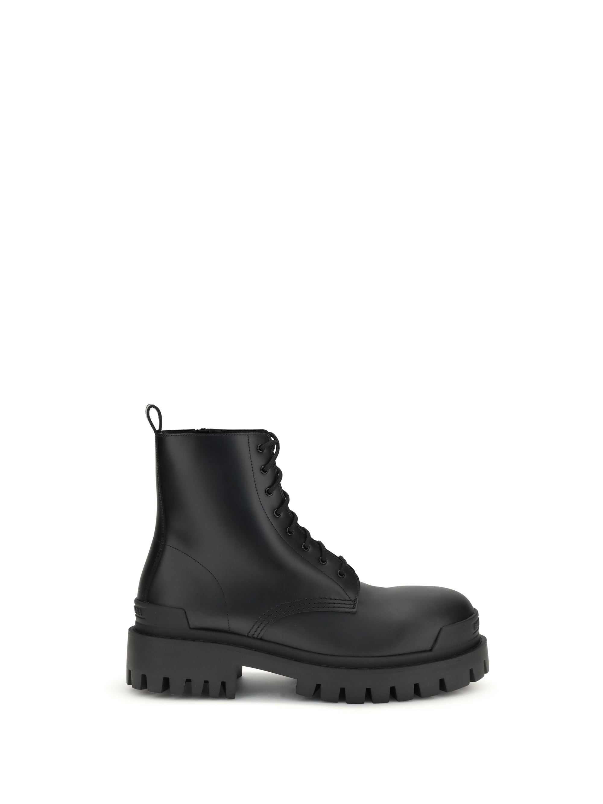 Balenciaga Men Strike Lace-Up Boots