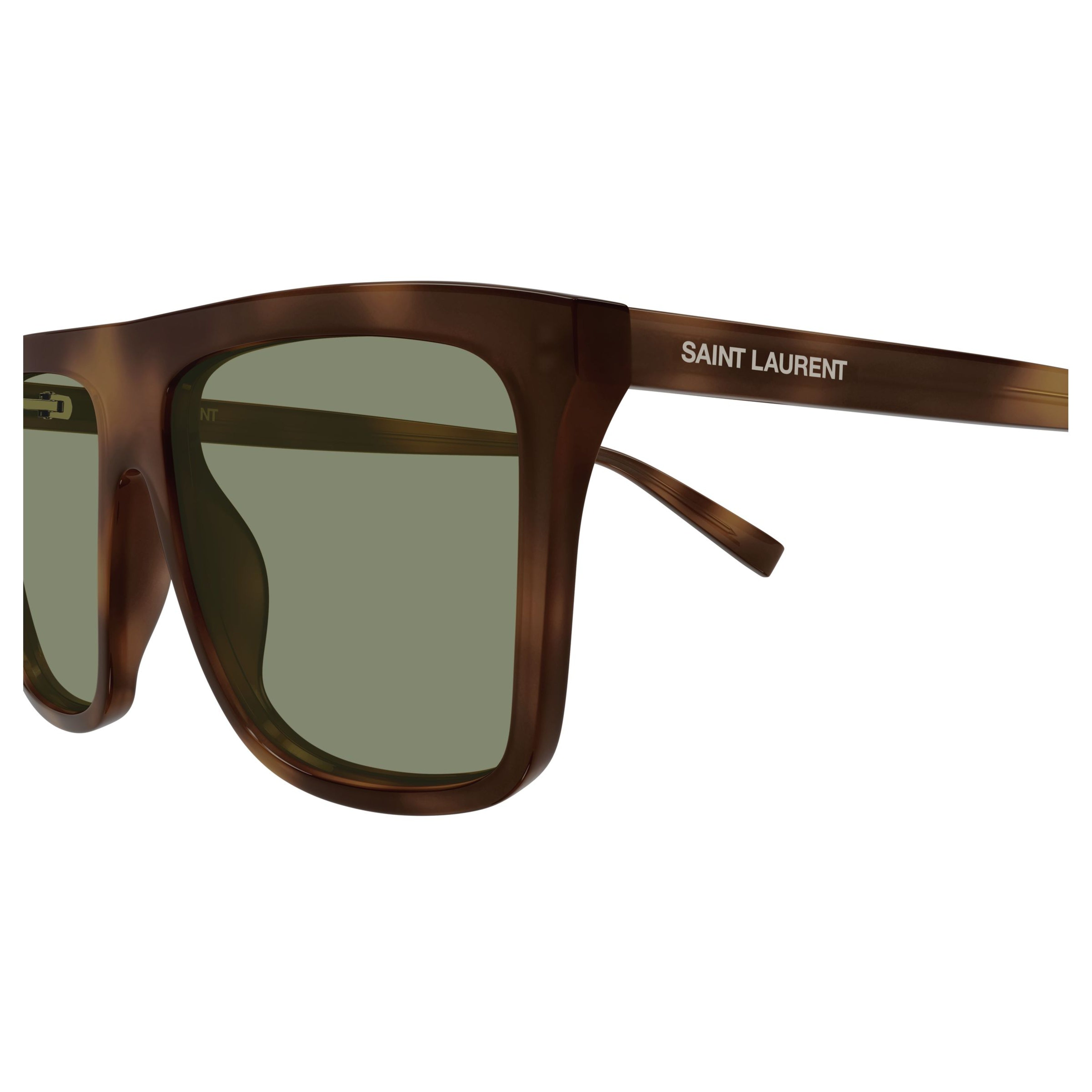Bold Rectangular Tortoiseshell Sunglasses