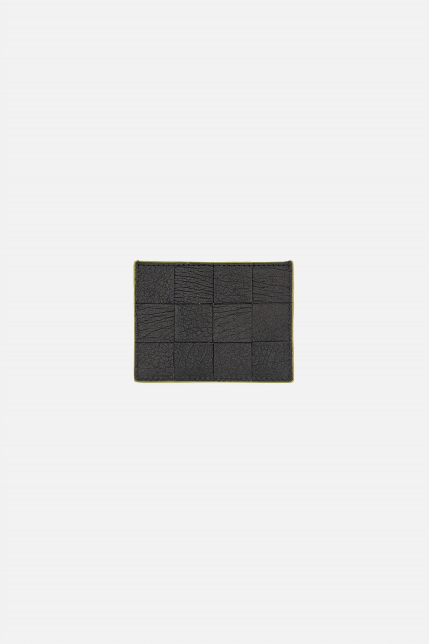 Women's Check Cardholder In Black