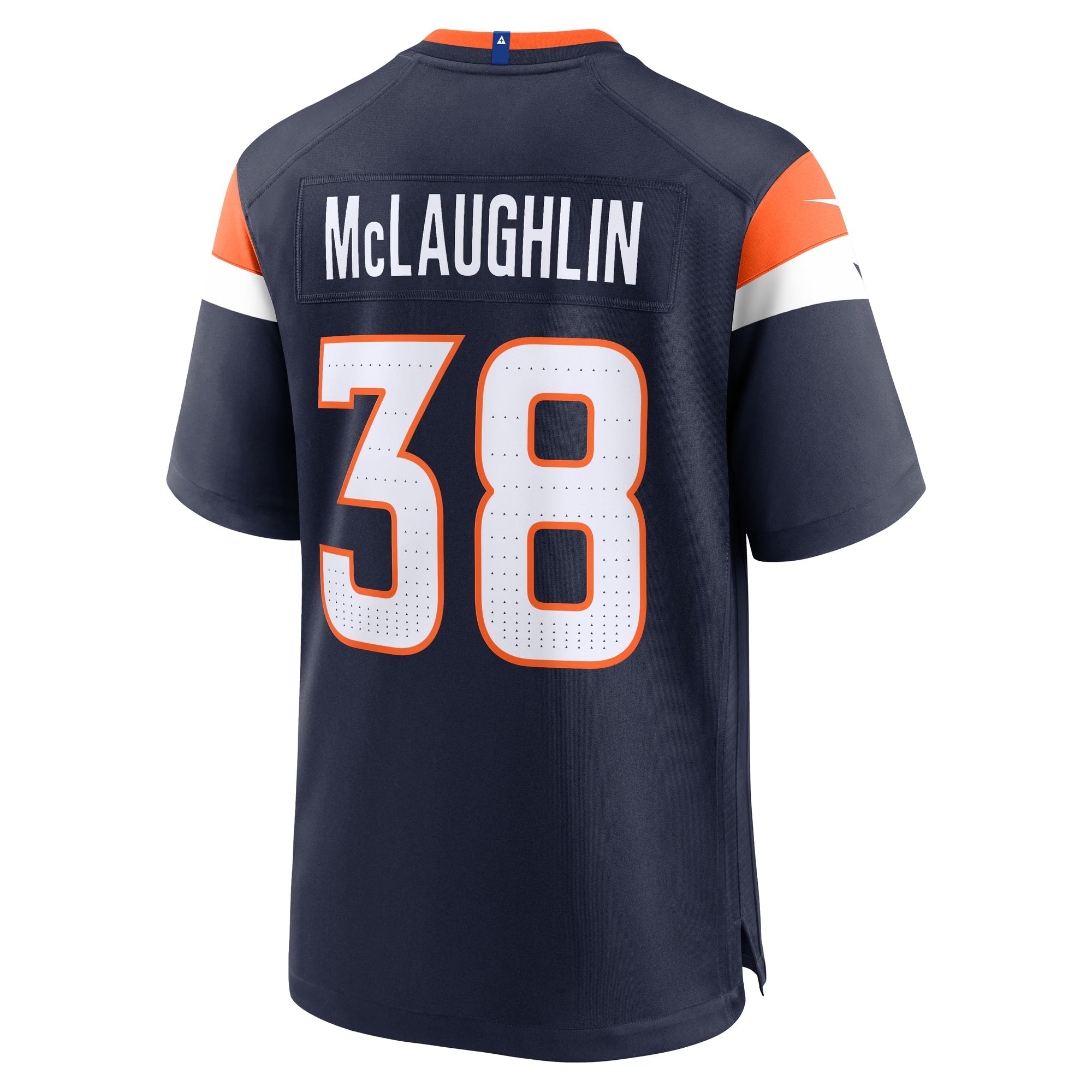 Denver Broncos Jaleel McLaughlin Navy Alternate Game Jersey