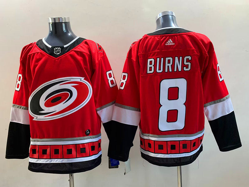 Men's Carolina Hurricanes Brent Burns #8 Red Player jersey
