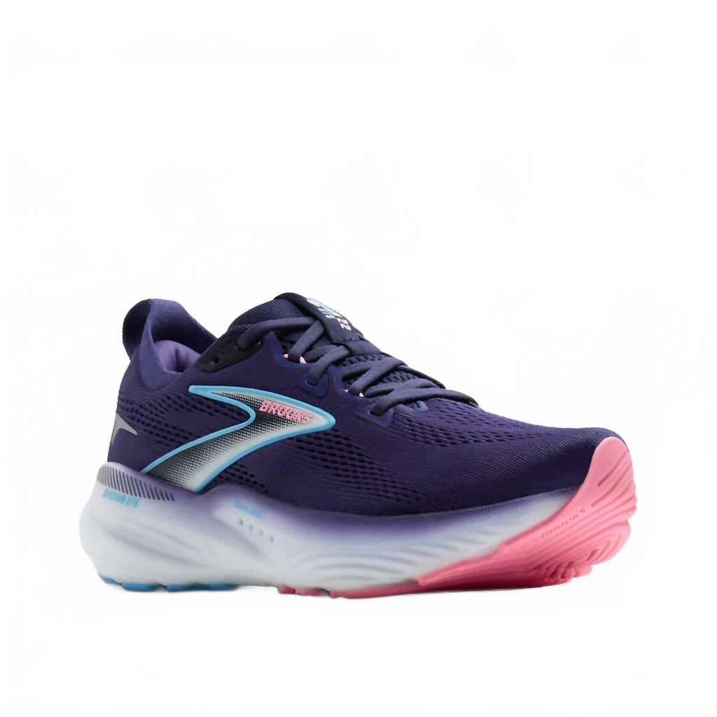 Women's Glycerin Gts 22 Running Shoe In Blue Ribbon/peacoat/dianthus