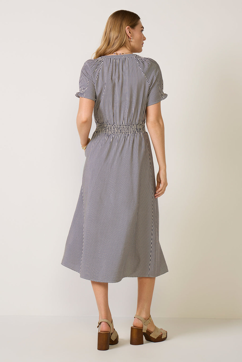 Women's Mina Stripe Midi Dress
