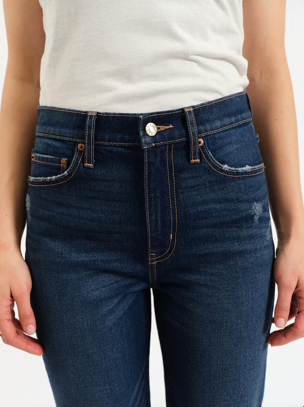 Smarty Pants High Rise Slim Straight Jeans In Vintage Ink