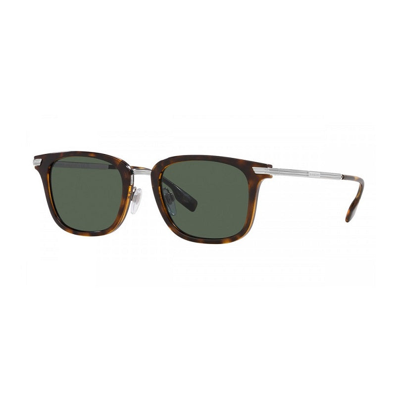 Burberry Sunglasses Square Full Rim, Dark Havana Frame And Dark Green Lens Be4395300271
