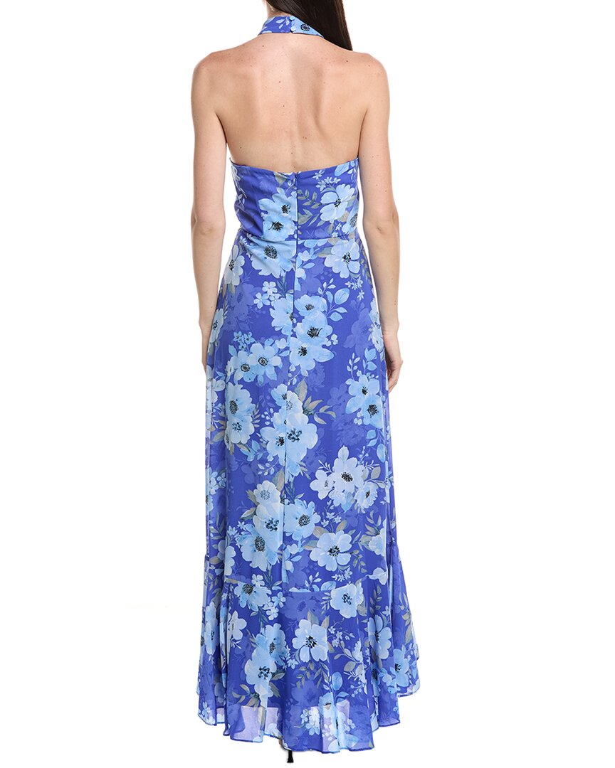Maison Tara Printed Chiffon Crepe Maxi Dress