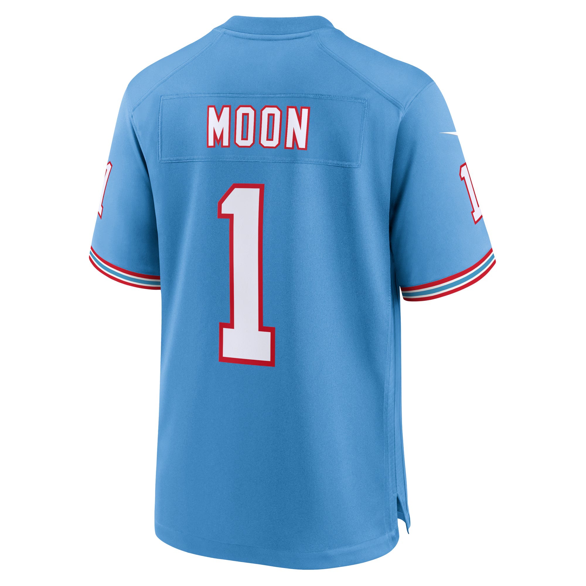 Tennessee Titans Warren Moon Light Blue Retired Player Alternate Game Jersey