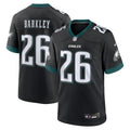 Philadelphia Eagles Saquon Barkley Black Alternate Game Jersey