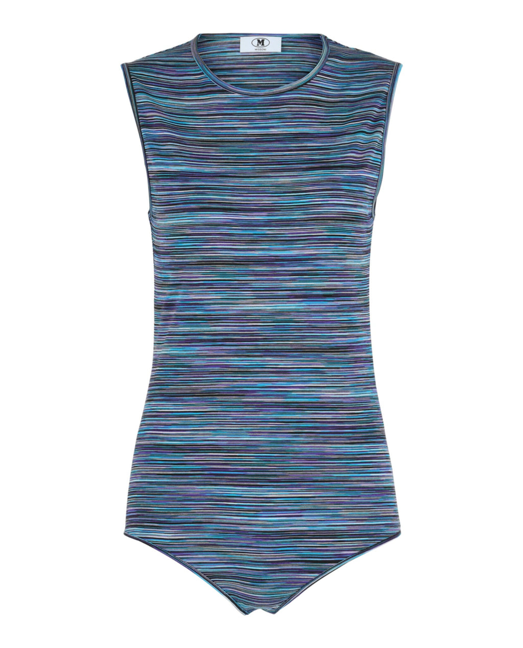 Striped Sleeveless Bodysuit