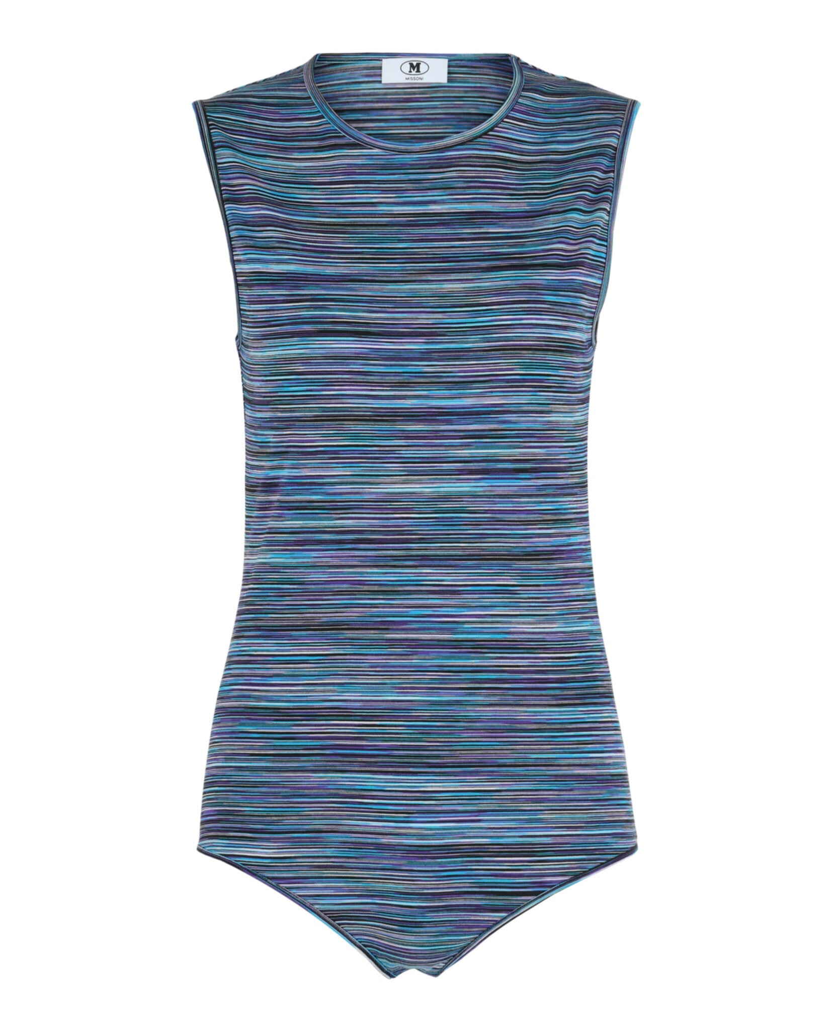 Striped Sleeveless Bodysuit