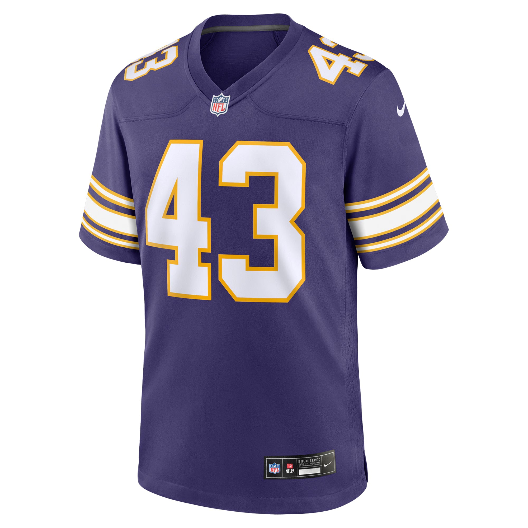 Minnesota Vikings Andrew Van Ginkel Purple Alternate Game Jersey