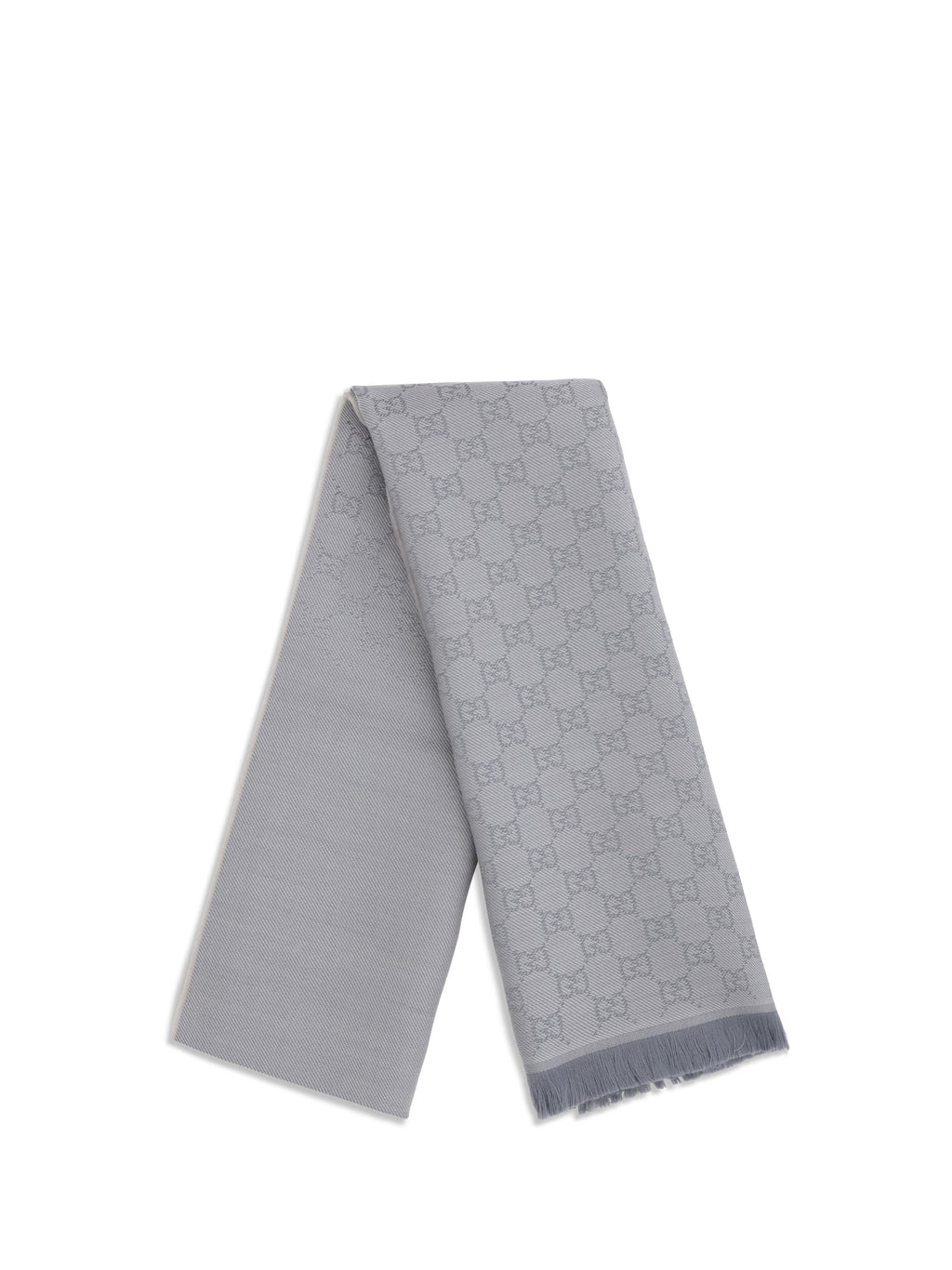 Gucci Women Gg Supreme Embroidered Wool Scarf
