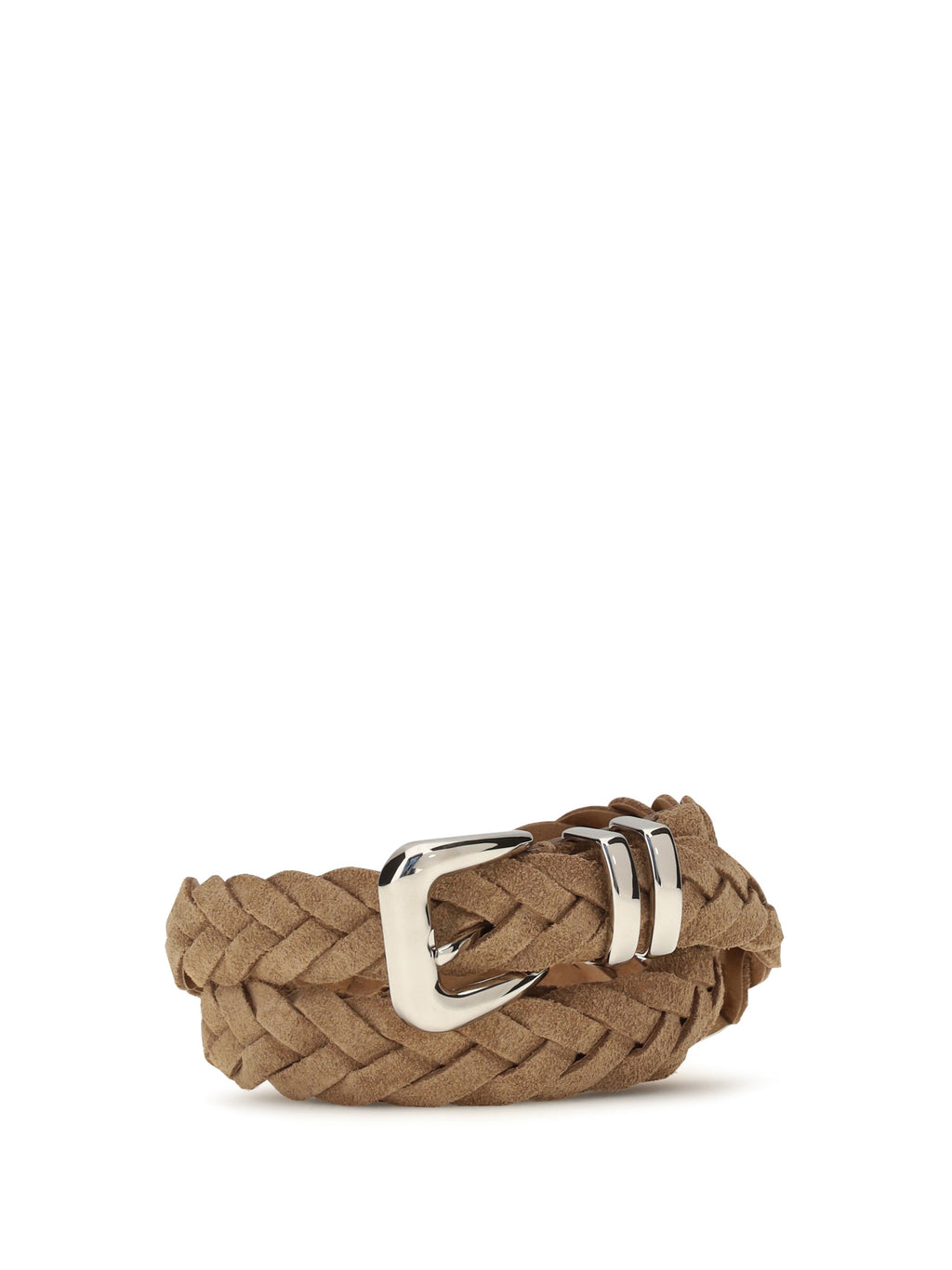 Brunello Cucinelli Men Leather Woven Belt