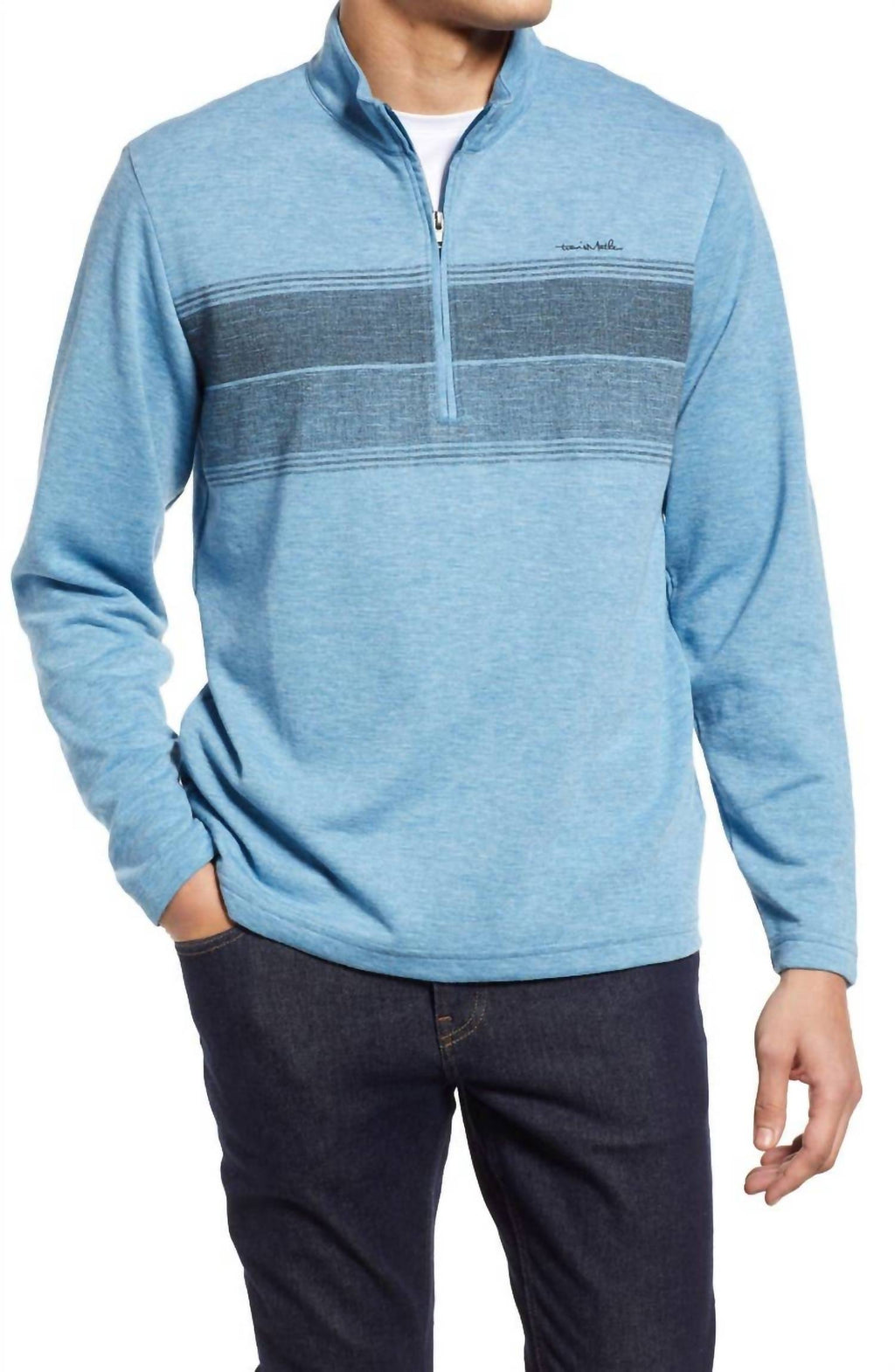 Men's Bridge The Gap Jacket In Heather Blue Sapphire