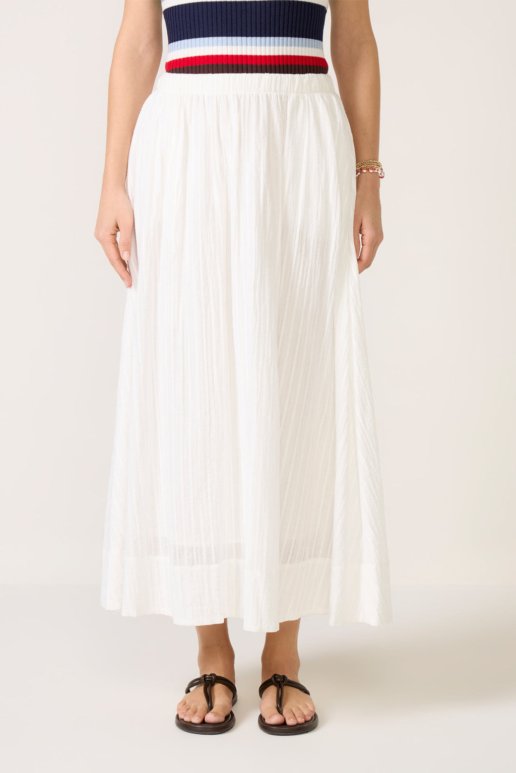 Women's Shadow Stripe Maxi Skirt
