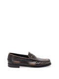 Prada Men Antiqued Leather Loafers