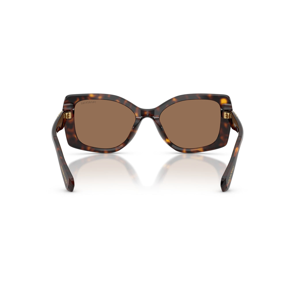 0Sk6058U Oversized Square Sunglasses with Tortoiseshell Pattern