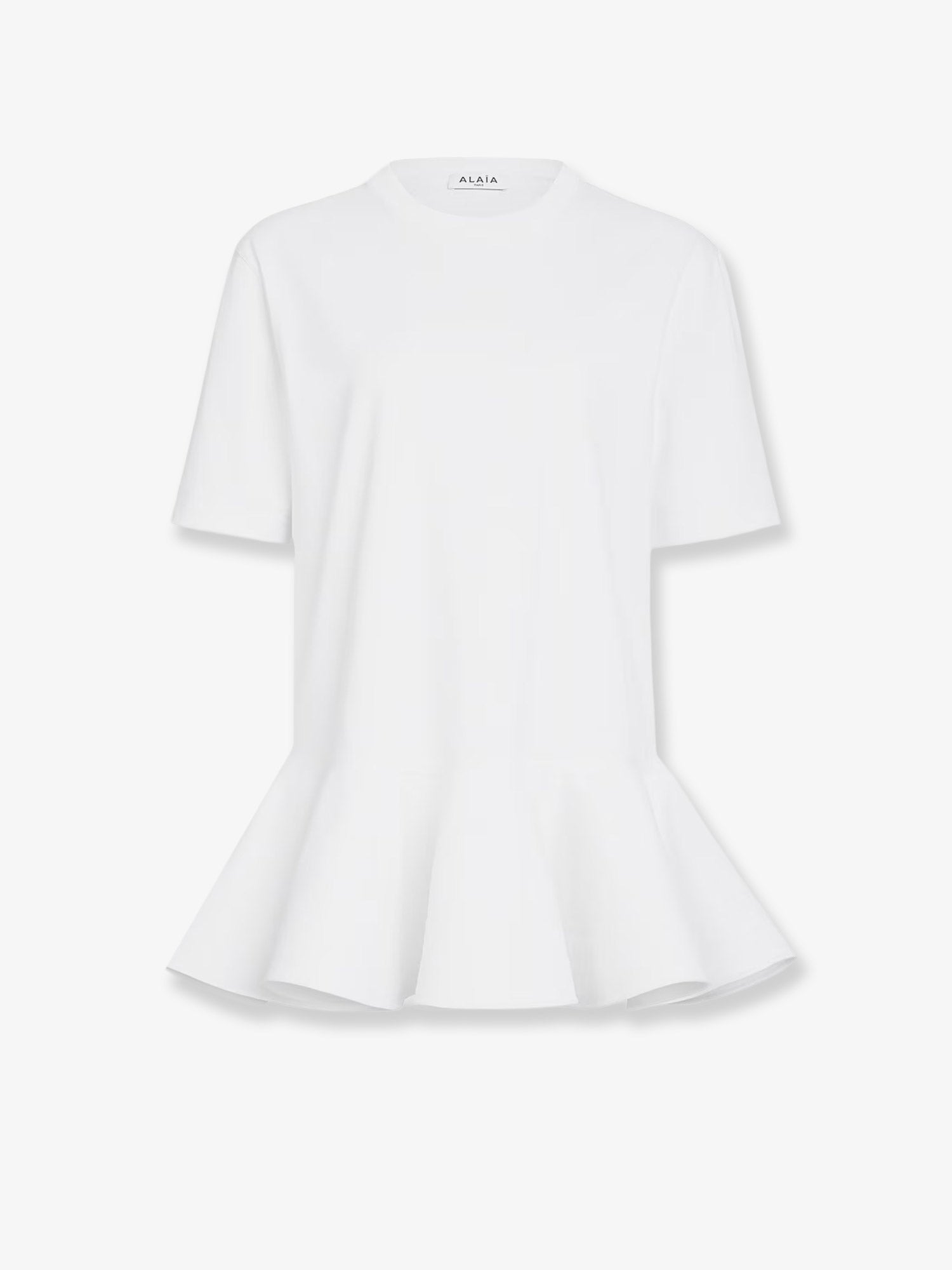 Alaia Women Crinoline Cotton Jersey T-Shirt