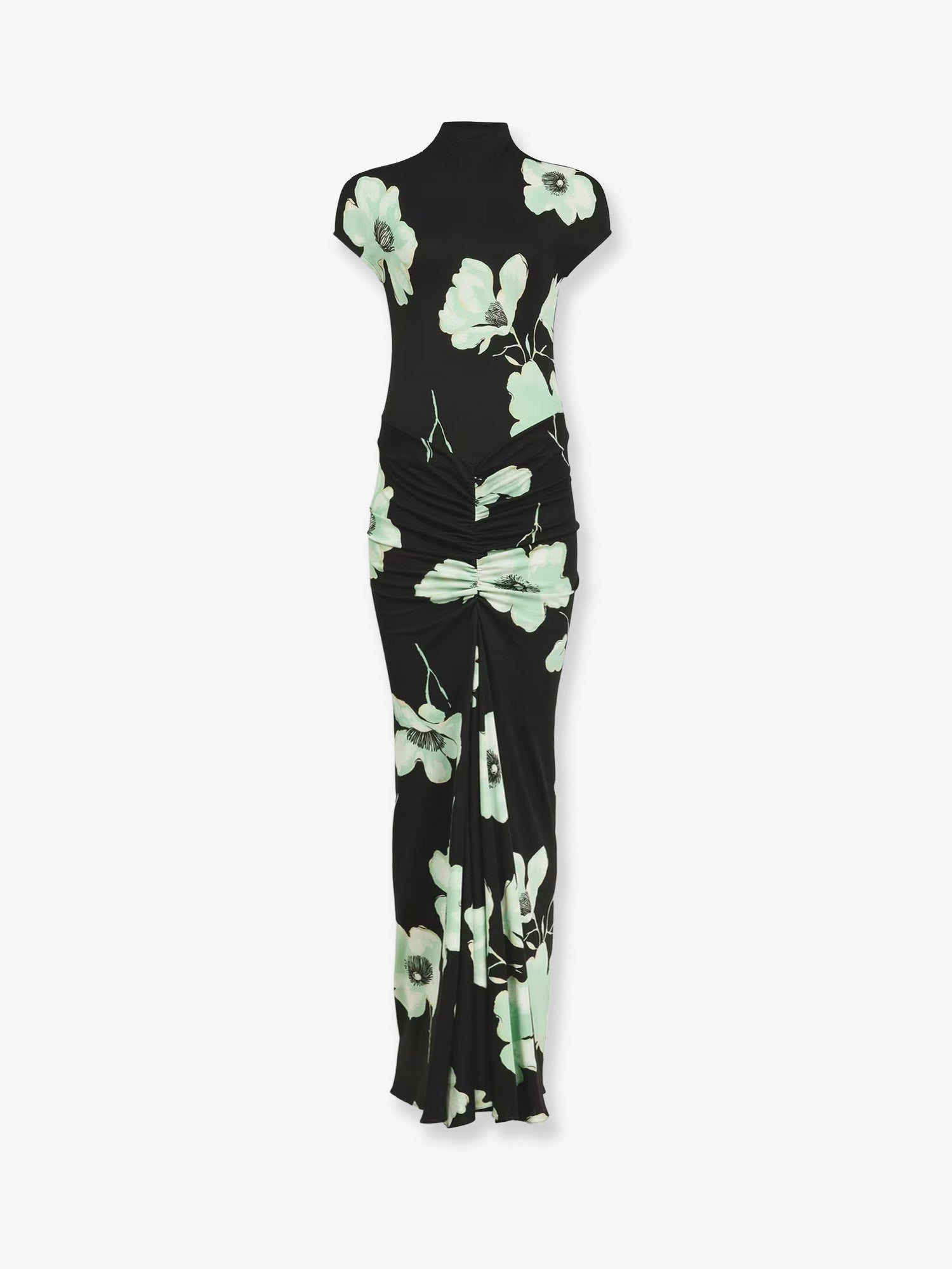 Alaia Women Viscose Dress With Sakura Print