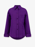 Balenciaga Women Silk Shantung Shirt