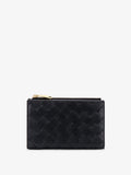 Bottega Veneta Women Leather Wallet With Intrecciato Pattern