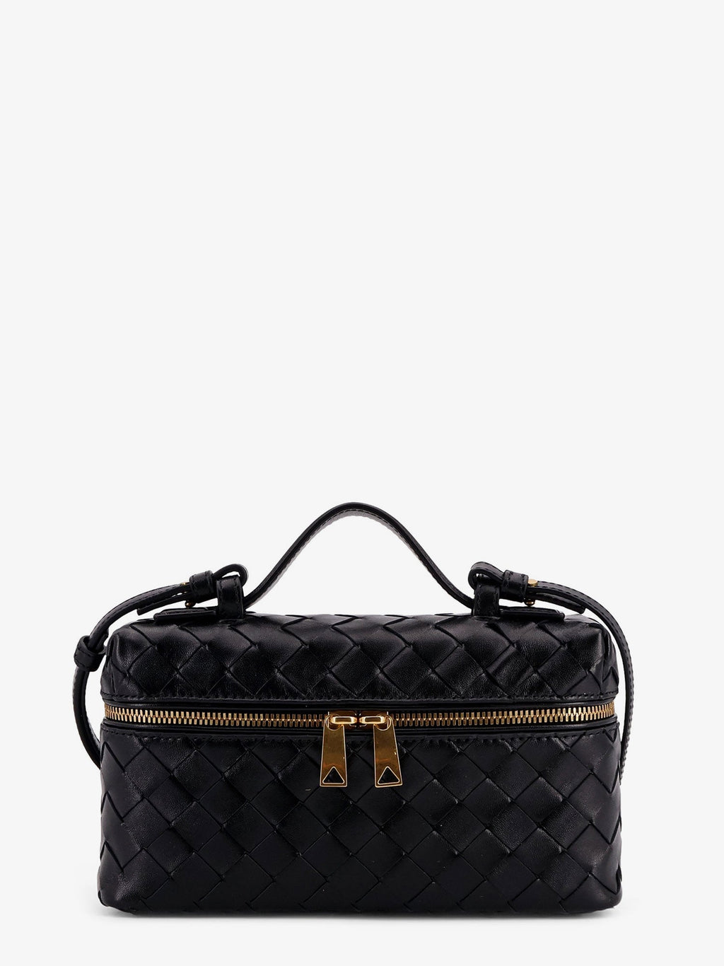 Bottega Veneta Women Bang Bang Intrecciato Leather Vanity Case